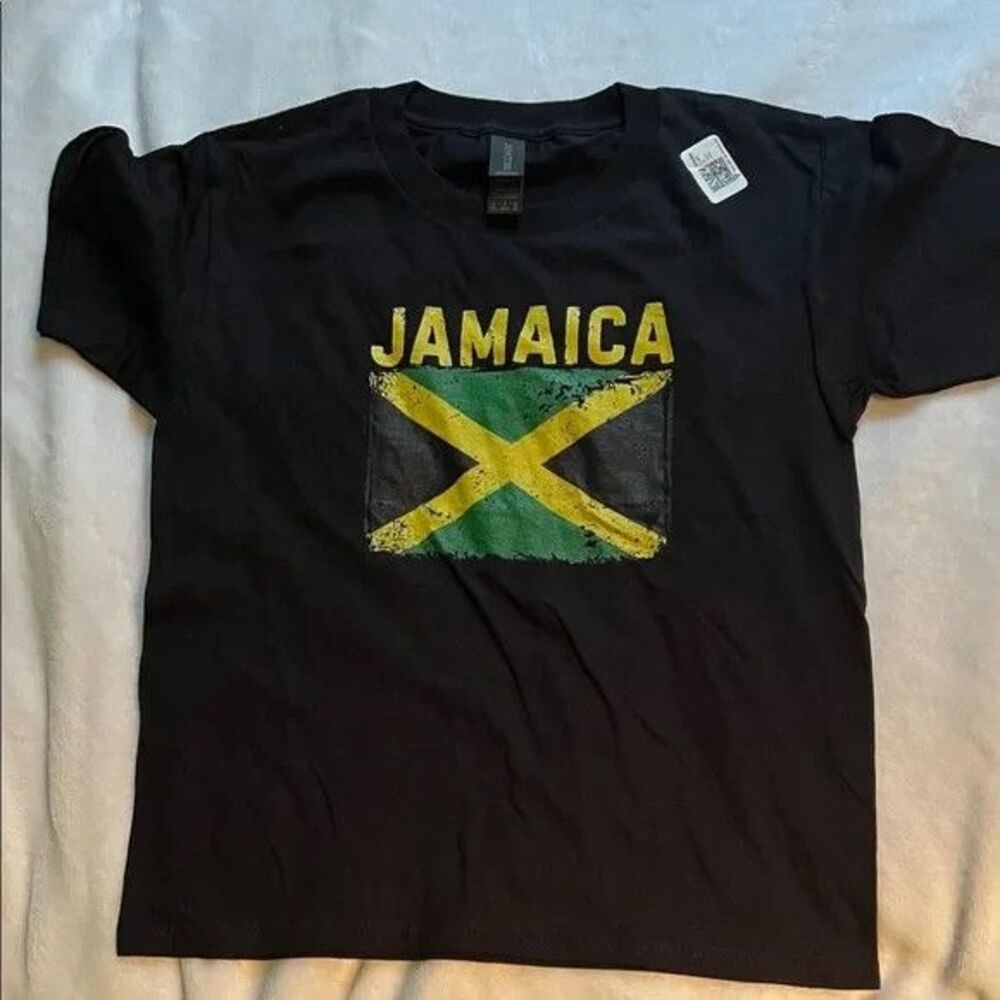 Jamaica Flag Kids Tee (Kids S)